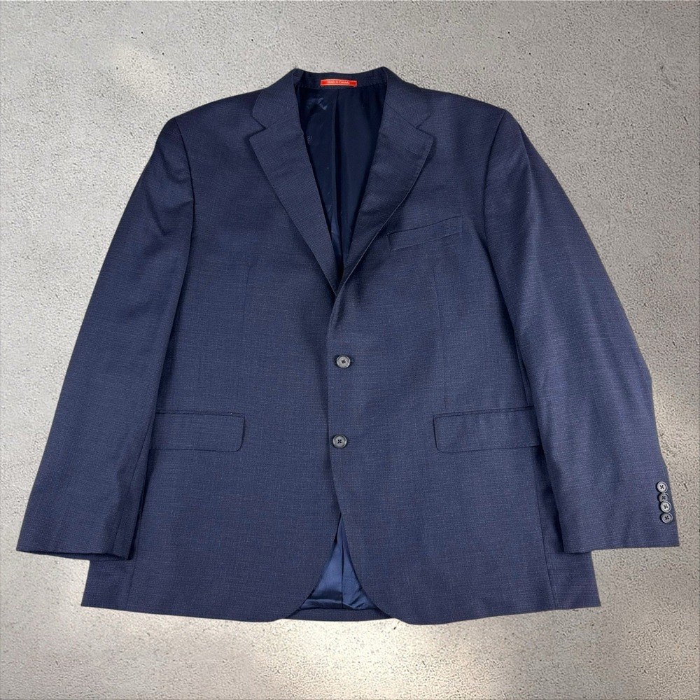 Cremieux Loro Piana Zelander Wool Blazer Navy 48R Nantes Merino‎ Coat